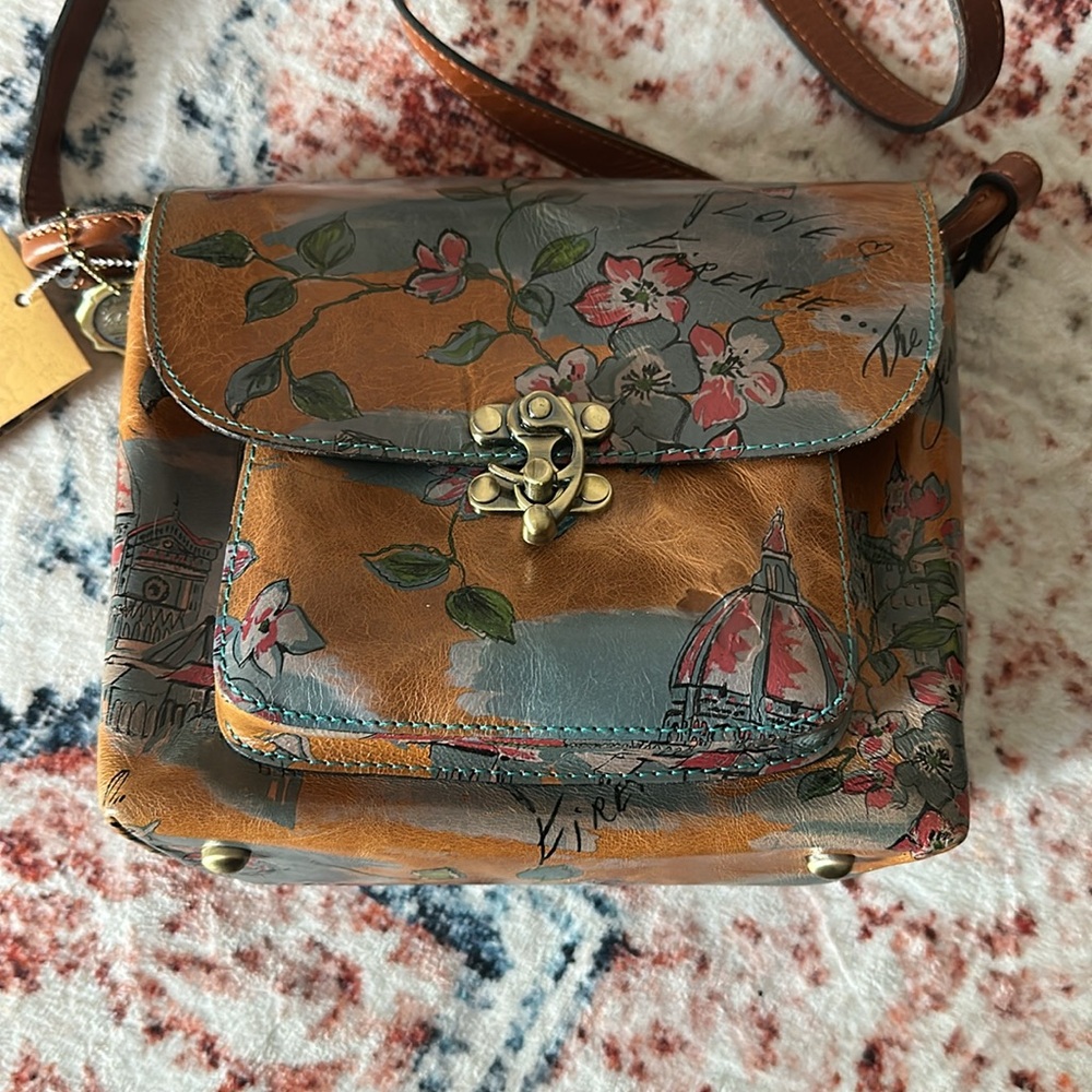 Patricia Nash Leandra Beautiful Girl leather bag NWT - Picture 2 of 8